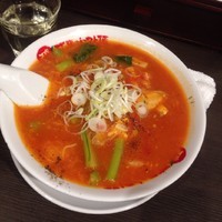 「太陽の酢辣トマト麺890円+替え玉110円」@太陽のトマト麺 錦糸町本店の写真