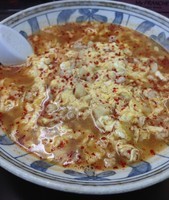 「南ばん麺（中辛・麺固・水菜抜￥750）」@南ばん亭の写真