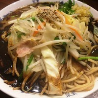 「タンメン＋辛マー油」@中華そば 飯村製作所の写真