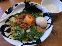 「【限定】台湾まぜそば　（大盛、追いめし：無料）＋味玉：㋚券」@凌駕IDEAの写真