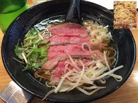 「チャーギュウ麺（醤油）」@ラーメン 道玄の写真