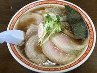 「ワンタンチャーシュー麺」@中華そば 仙人掌の写真