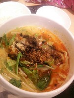 「特製TANTAN麺＋小ライス」@蔭山樓 ららぽーと富士見店の写真