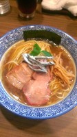 「【限定】極上煮干しそばfeat伊吹」@煮干しつけ麺 宮元の写真