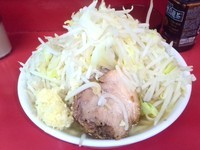 「小ラーメン（野菜・にんにく）」@ラーメン二郎 千住大橋駅前店の写真