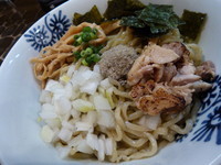 「【限定】濃厚煮干まぜそば（大盛）」@特級鶏蕎麦 龍介の写真