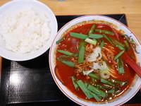 「番長台湾ラーメン＋ライス」@味噌麺処 花道庵の写真