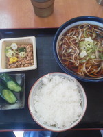 「朝定\430」@立喰生そば 長寿庵の写真