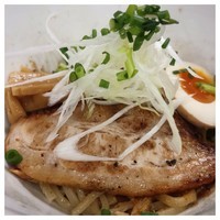 「汁なし醤油＋カラシビ＋ネギ（オープン記念トッピング無料）」@麺丼Dining 夢者の写真