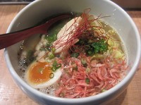 「限定　桜海老と筍の春塩らーめん（８８０円）」@双麺 錦糸町本店の写真