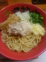 「まぜそば」@活龍 海老蟹専門 甲殻堂の写真