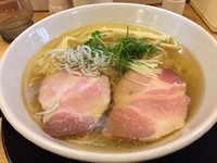 「秋刀魚づくしの冷やしラーメン」@彩色ラーメン きんせい総本家夢風の写真