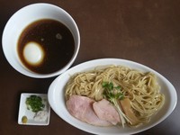 「つけそば醤油　※一周年記念限定¥500+味玉¥100」@らあめん忘八の写真