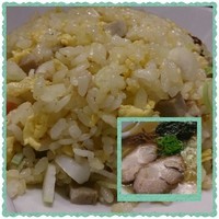 「チャーハン + 中華そば(塩)」@中華そば 飯村製作所の写真