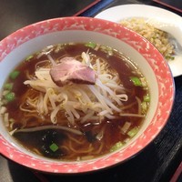「ラーメン＋半チャーハンセット（￥500）」@錦珍楼の写真