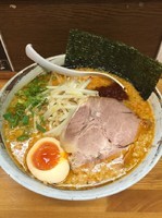 「こってりW 辛口W 大盛」@らーめん いなばやの写真