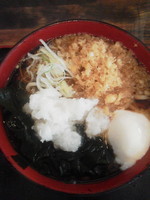 「かけそば\420（温）」@蕎麦たかね 日本橋茅場町店の写真