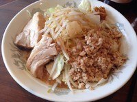 「醤油らーめん＋肉ふりかけ（ニンニク）」@麺喰亭 まんぷくの写真