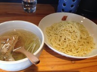 「梅塩つけ麺」@武将の写真