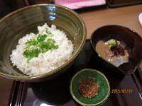 「鯛塩そば 780円 ＋ 本格胡麻鯛茶漬け 320円」@鯛塩そば 灯花 本店の写真