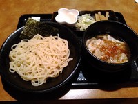 「期間限定 アグーと魚介の塩つけ麺」@ラーメン我道 沖縄店の写真
