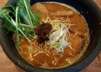 「海老ポタらぁめん　750円」@俺の創作らぁめん 極や 上野広小路店の写真