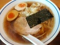 「煮玉子らあめん(並盛・200g)800円」@好日の写真