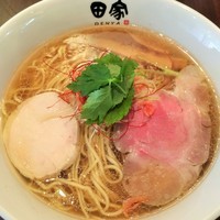 「海老とあさりの雫750円」@中華そば田家 ふくふくの写真