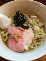 「新茶のらーめん 900円」@らーめん かねかつの写真