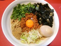 「台湾まぜそば（生ニンニク抜き）＋麺増し＋味玉」@麺屋しのはら 三日月食堂の写真