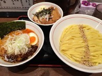 「塩つけめん 大盛り 780円 まかない丼 280円」@真喰者の写真