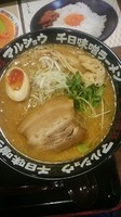 「味噌厚切りチャーシュー麺」@味噌のマルショウ川嶋本店の写真