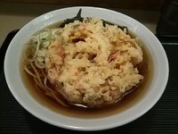 「天ぷらそば」@名代富士そば 駒込店の写真