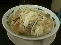 「野菜たっぷりタンメン　大盛」@日高屋 上野広小路店の写真