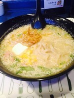 「カル麺（みるくらーめん）¥750＋ライス¥120」@麺処 カル麺の写真