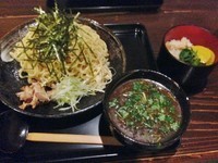 「つけ麺中盛＋たまご　たけのこご飯」@もちもちの木 白岡店の写真
