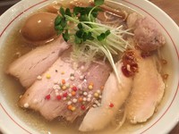 「地球の特製塩そば(大)」@地球の中華そばの写真