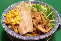 「味噌油そば(冬季限定)大盛(840円＋サービス)」@佐藤製麺所の写真