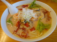 「【裏メニュー】海の幸のトマトクリームラーメン」@濃厚ラーメン じゅんの写真