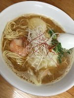 「＜1日10食限定＞海老みそワンタン￥850」@中華そば よしかわの写真