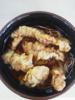 「ゲソ天そば\380（外税？）」@江戸丸の写真