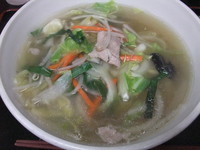 「タンメン（600円）」@味楽苑の写真