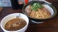 「【期間限定】濃厚つけめん(大)+味玉(クーポンサービス)」@自家製麺 麺屋 利八の写真