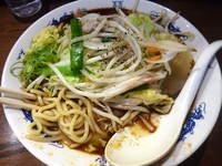 「タンメン（800円）＋辛マー油（30円）」@中華そば 飯村製作所の写真