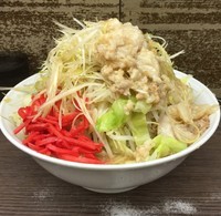 「大ラーメン（740円）+ネギ（100円）」@ラーメン二郎 横浜関内店の写真