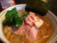 「冷やし煮干しそば」@中華そば 四つ葉の写真