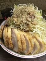 「小ぶたダブル （890円）+ネギ（100円）」@ラーメン二郎 横浜関内店の写真