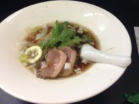 「鴨そば醤油　900円」@紫 くろ㐂 第14回 人気話題の味紀行 全国味の逸品会の写真