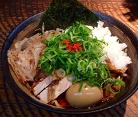 「油そば　800円」@らーめん 瞠 恵比寿店の写真