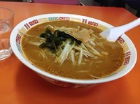 「みそネギラーメン（大盛り）500円＋100円」@中華・定食 味楽の写真
